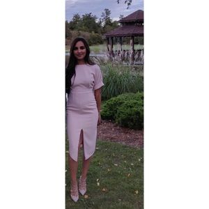 ASOS  blush pink dress